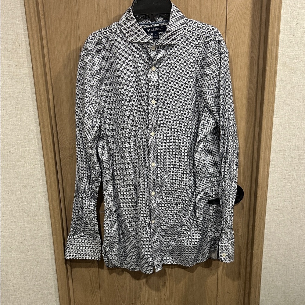 Daniel Cremieux Black and White Geometric Shirt